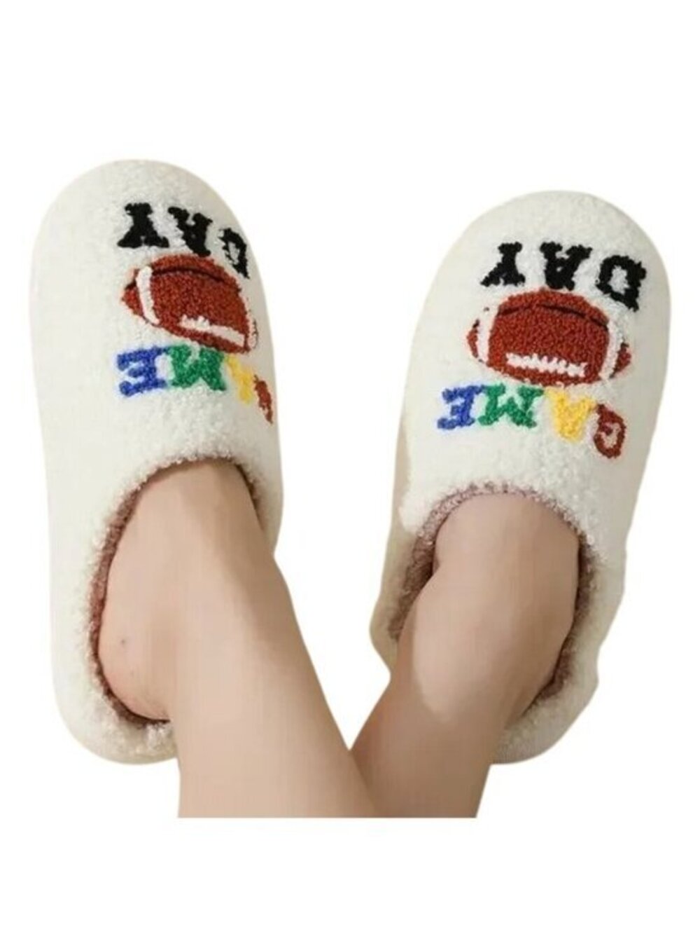 2/$30 NEW Football Size 7 Game Day Superbowl Slippers